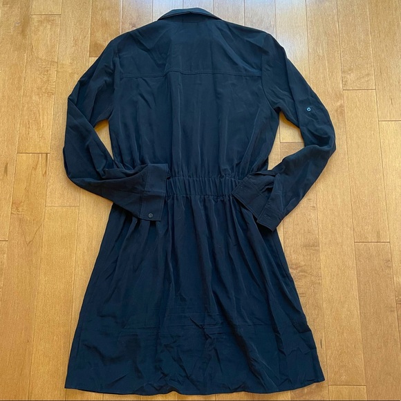 *SALE* NWOT Kenneth Cole Zip Front Utility Dress Black in Small - Picture 7 of 7